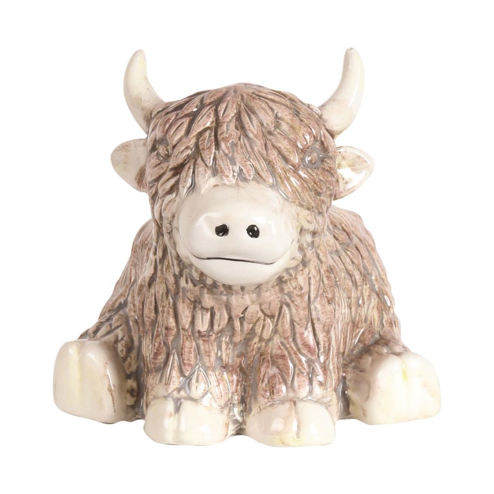 Aroma Highland Cow Sitting Wax Melt Warmer Extra Image 1